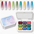 New Clap Glue 9 Grid Nail Art Clap Solid Painted Blush 2025 Saturated Sizzy Gradient Wash-free Pat Pat Gel Painting Gel