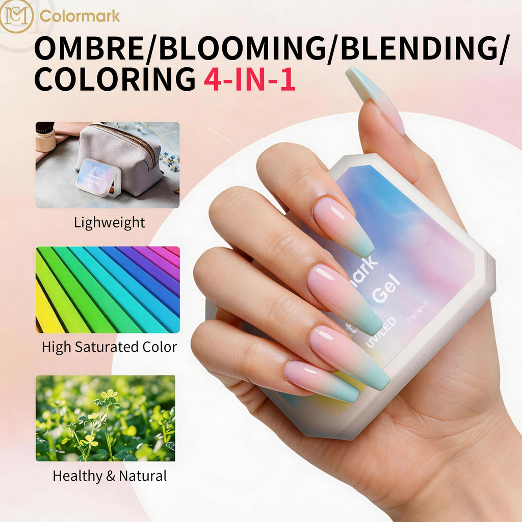 Nail Art Color Temperature Change LED Gel Polish Macaron Shimmer Mood Change Enamels Designer Bottle Non-Toxic Professional