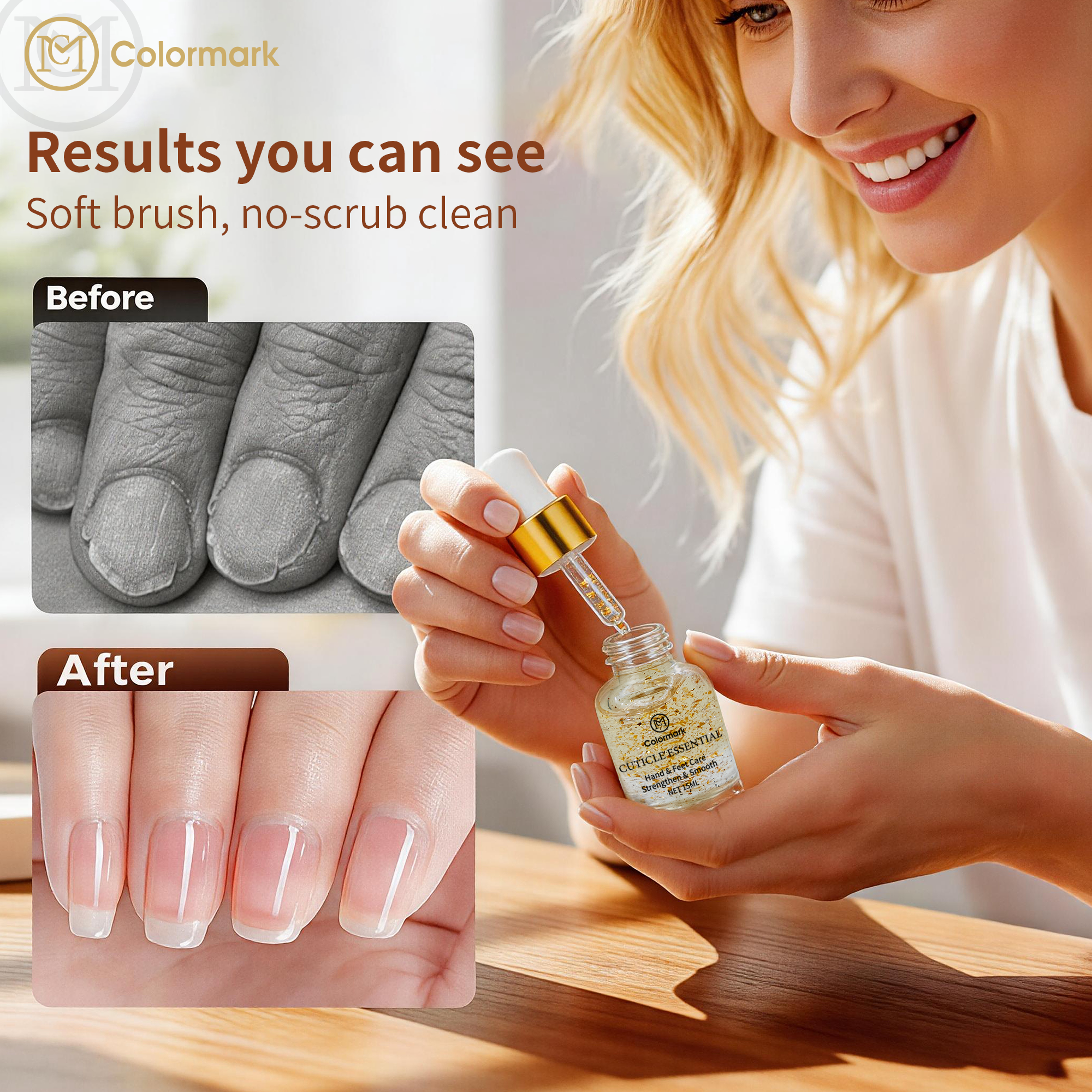 Colormark 15ml 24K Natural Keratin Cuticle Oil