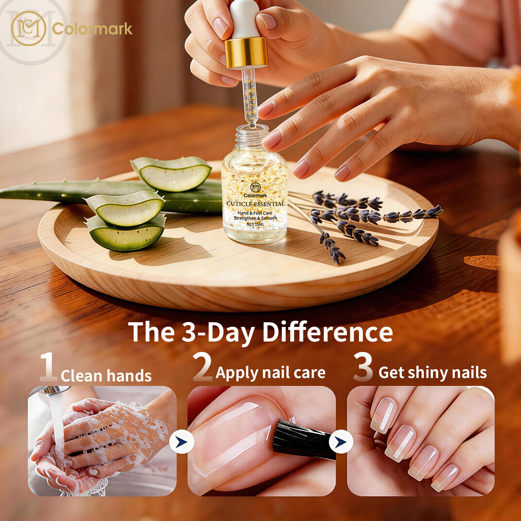 Colormark 15ml 24K Natural Keratin Cuticle Oil