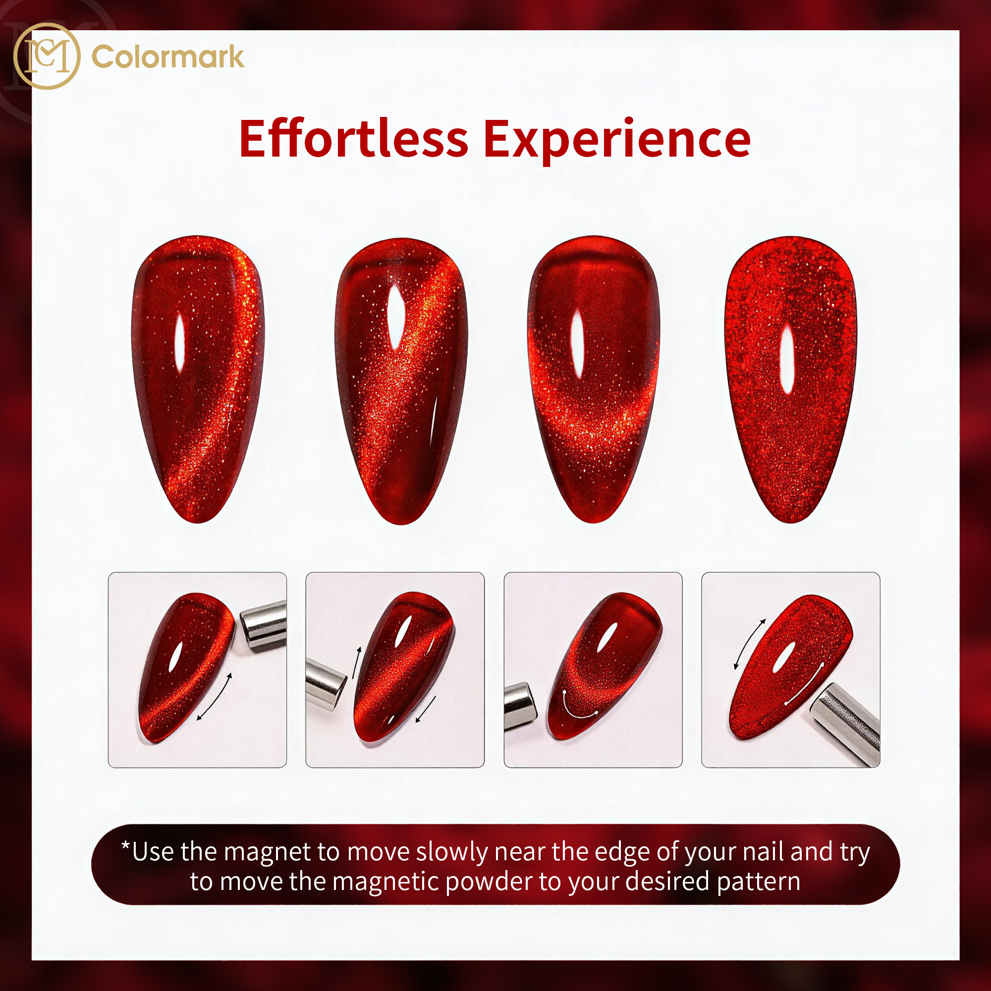 Cat Eye Designer Luxury Nail Gel Polish Magnet LED Cure Vegan Non-Toxic Hema Free Glitter UV Polish Bottle for DIY